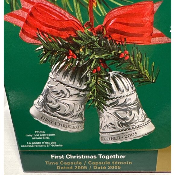 First Christmas Together Ornament American Greetings Bells Time Capsule 2005 NWB - Picture 2 of 6